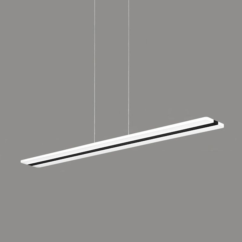 Nordic modern LED Island Light Light Aluminium Pendant Lightture pour salle à manger