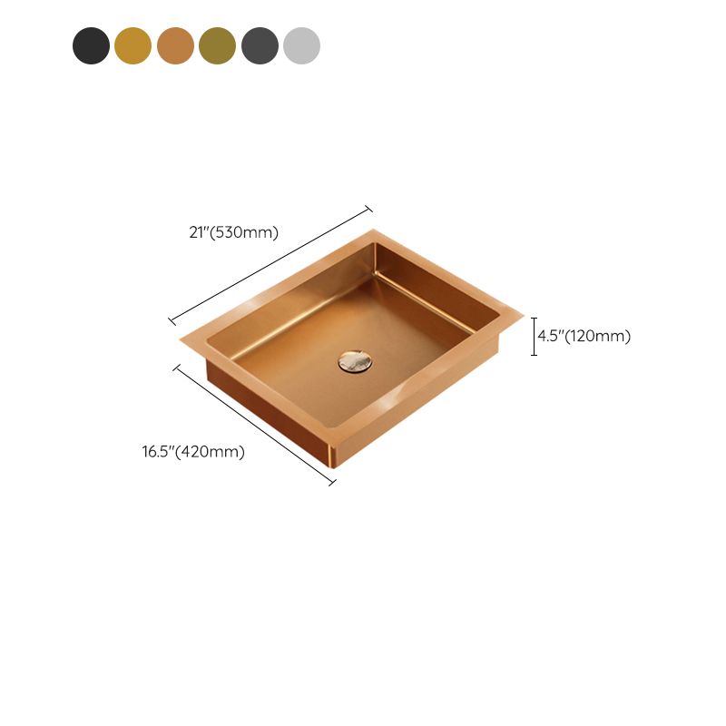 Metal Trough Bathroom Sink Modern Rectangular Trough Bathroom Sink