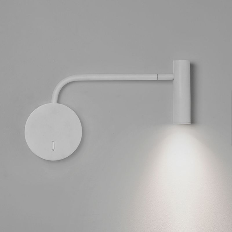 Modern Minimalist Style Reading Wall Light Metal 1 Light Reading Wall Lamp for Bedroom
