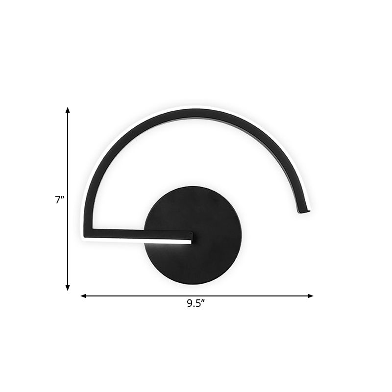 Parallelstange/verdrehte/gewölbte LED LED MINEMALISTER METAL BLAUDE MAL MORTED -LAMPE IM WARM/Weiße Licht für Hotel