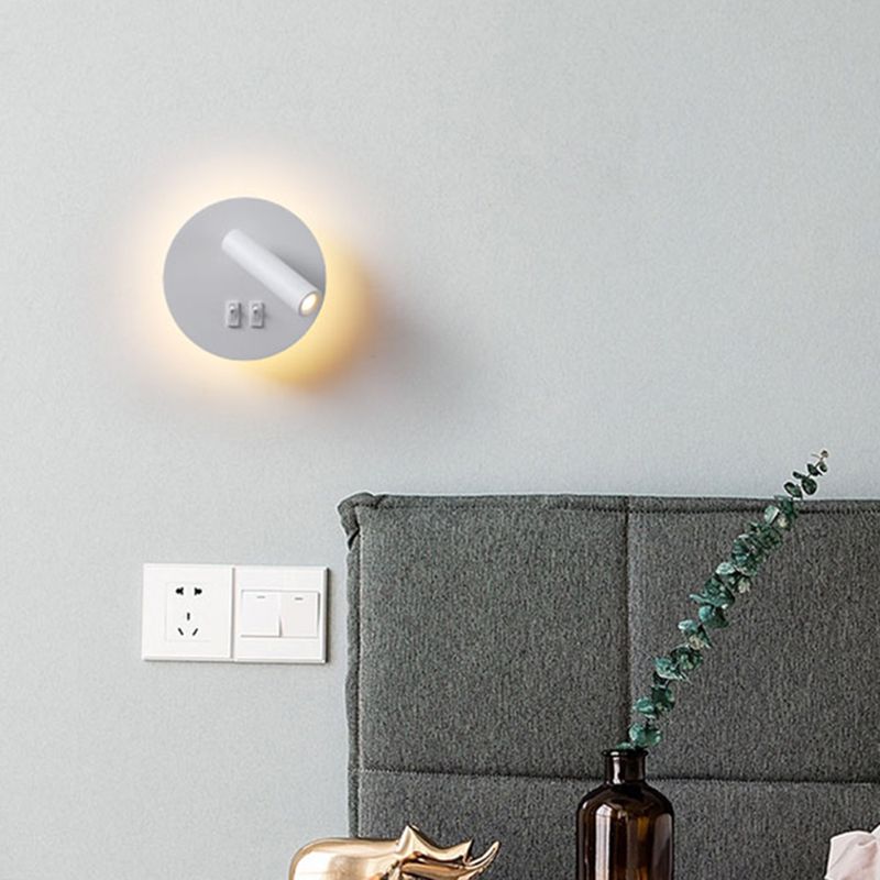 Modern Minimalist Style Wall Mount Light Metal 2 Lights Wall Sconces