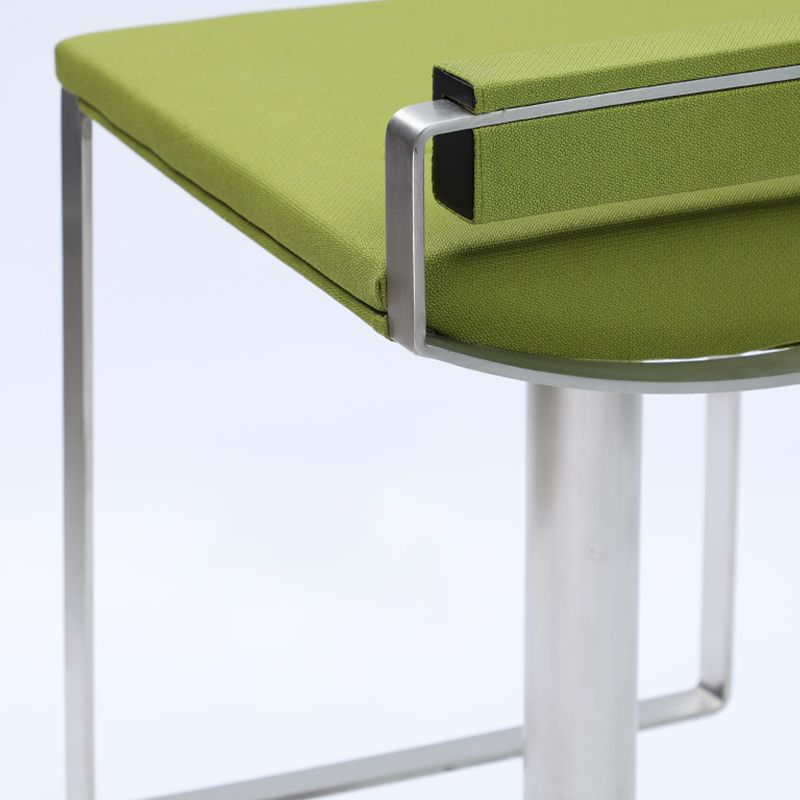 Industria Fabric Bar Stool Modern Low Back Counter Stool for Bristol