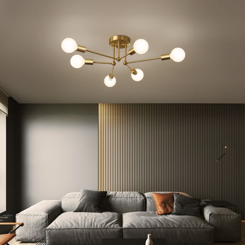 Metal Flush Mount Modern Style Flush Mount Lighting for Hallway