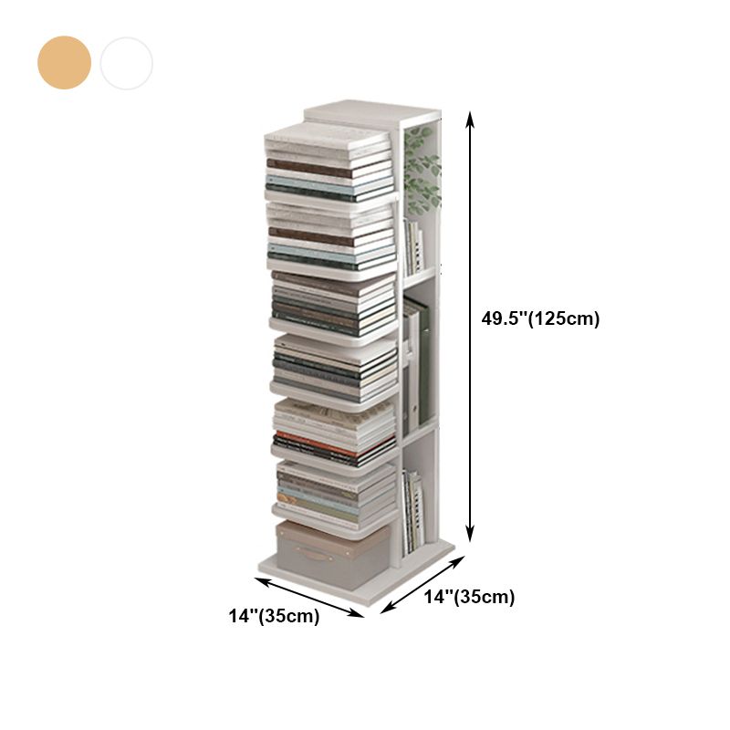 13.78"W Bookshelf Urban Style Invisible Bookcase for Office and Home