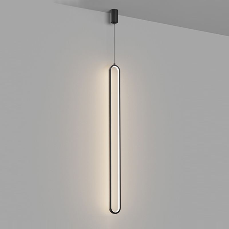 1-Light Wrought Iron Lighting Fixture Minimalism Pendant Light Kit for Bedroom