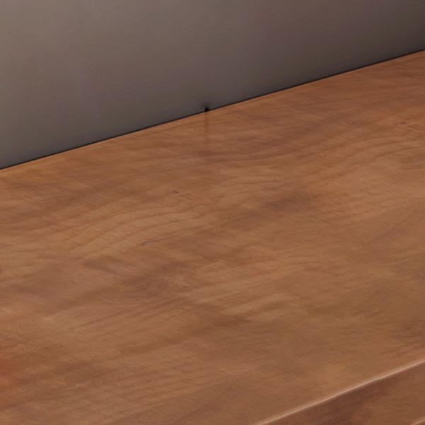 Industrial Wood Computer Desk Rectangular Natural Office Desk