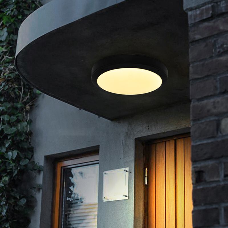 Modern Simple LED Ceiling Lamp Fixture Waterproof Flush Mount Ceiling Light