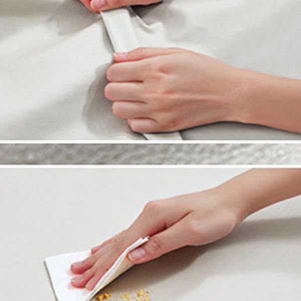 White Square Arm Sectional Sofas Solid Wood Sectional Couch for Living Room