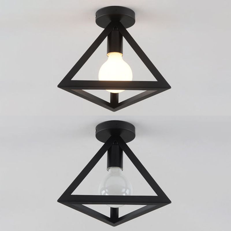 CAGA SEMI FLUSH MOUNT LIGHTURS LIGHTURA INDUSTRICA METALICA DE MONTAJE DE MONTAJE DE MONTAJE