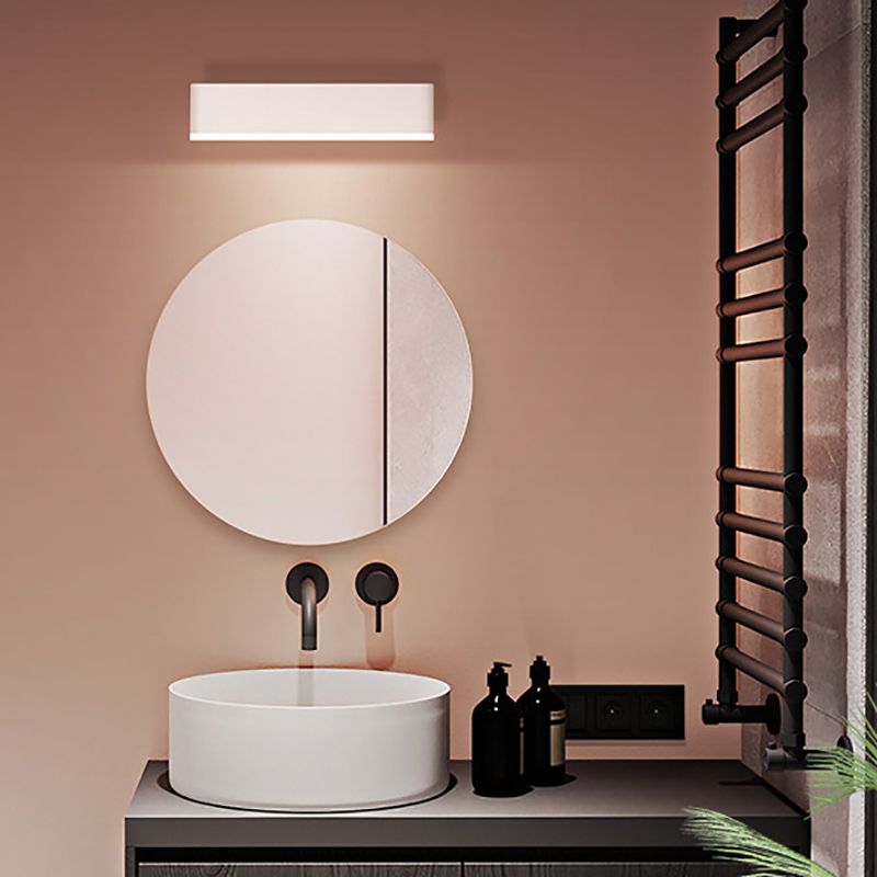 1 Light Geometry Wall Sconce Modern Style Metal Wall Lighting for Bedside