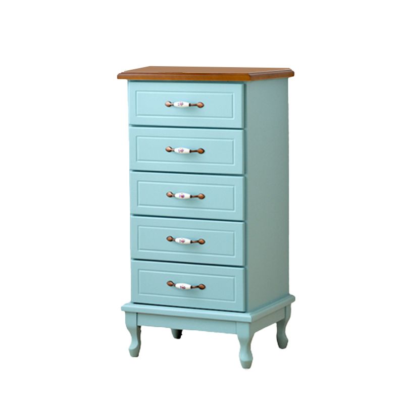 15.74" Wide Accent Chest with Drawers Solid Wood Chest with Cabriole Legs
