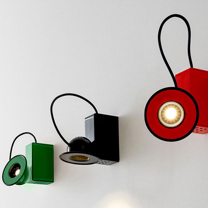 Iron Contemporary Wall Sconce LED Unique Wall Lighting Fixture