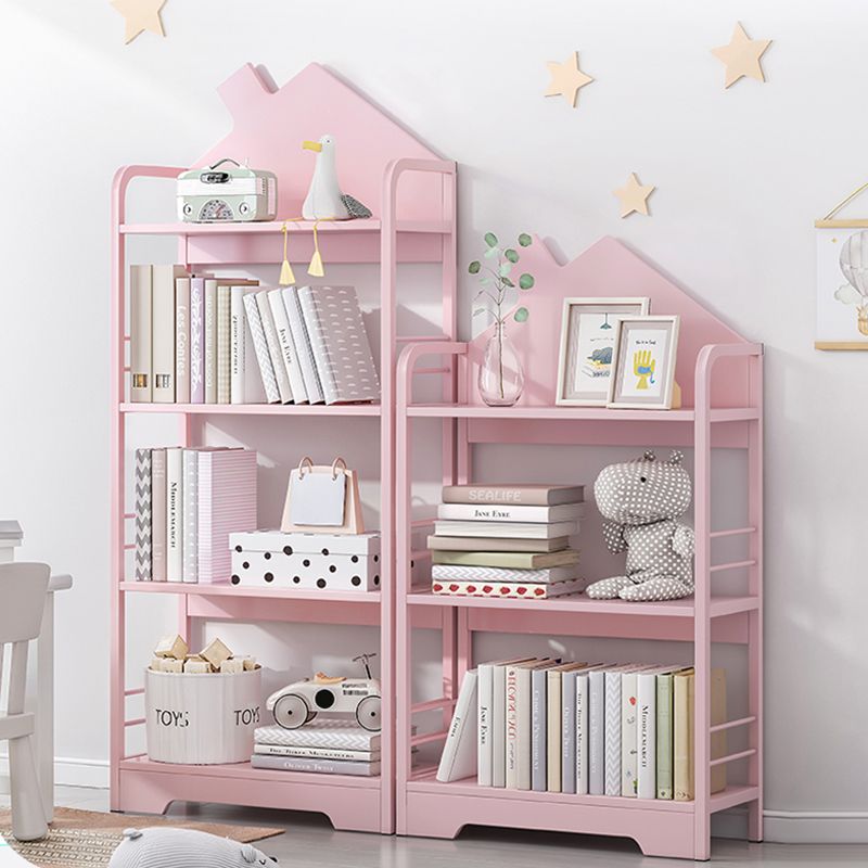 Scandinavian Metal Open Back Bookcase 9.4" Wide Home Bookshelf