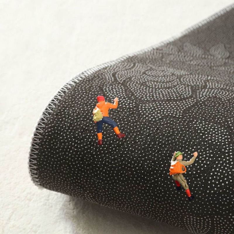 Bloque de color blanco alfombra poliéster alfombra moderna alfombra para sala de estar