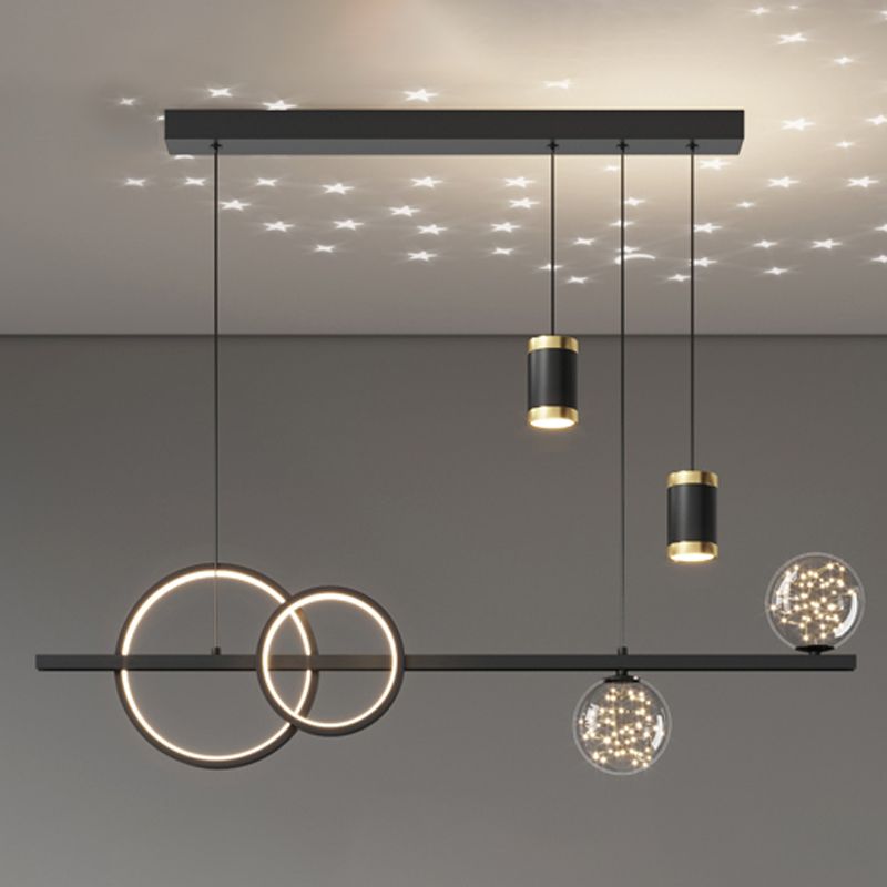 Contemporary Sphere Pendant Lights  Glass Island Light Fixtures for Kitchen