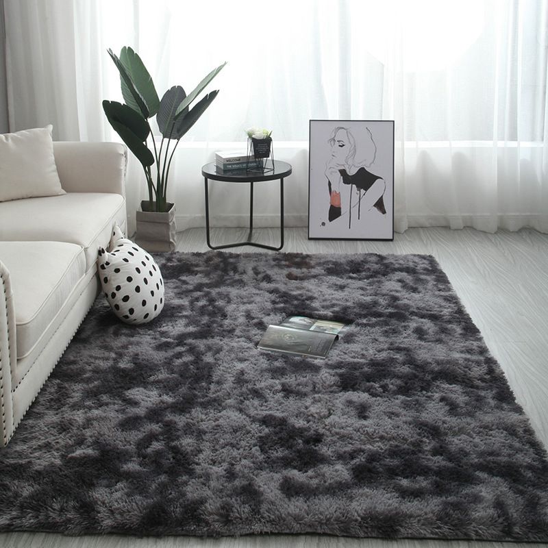 Casual stropdas kleurstof shag binnen tapijten polyester tapijt vlek resistent gebied tapijt voor woningdecoratie