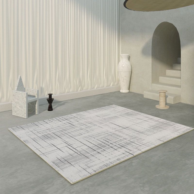 Light Brown Modern Carpet Polyester Graphic Carpet Washable Carpet for Living Room