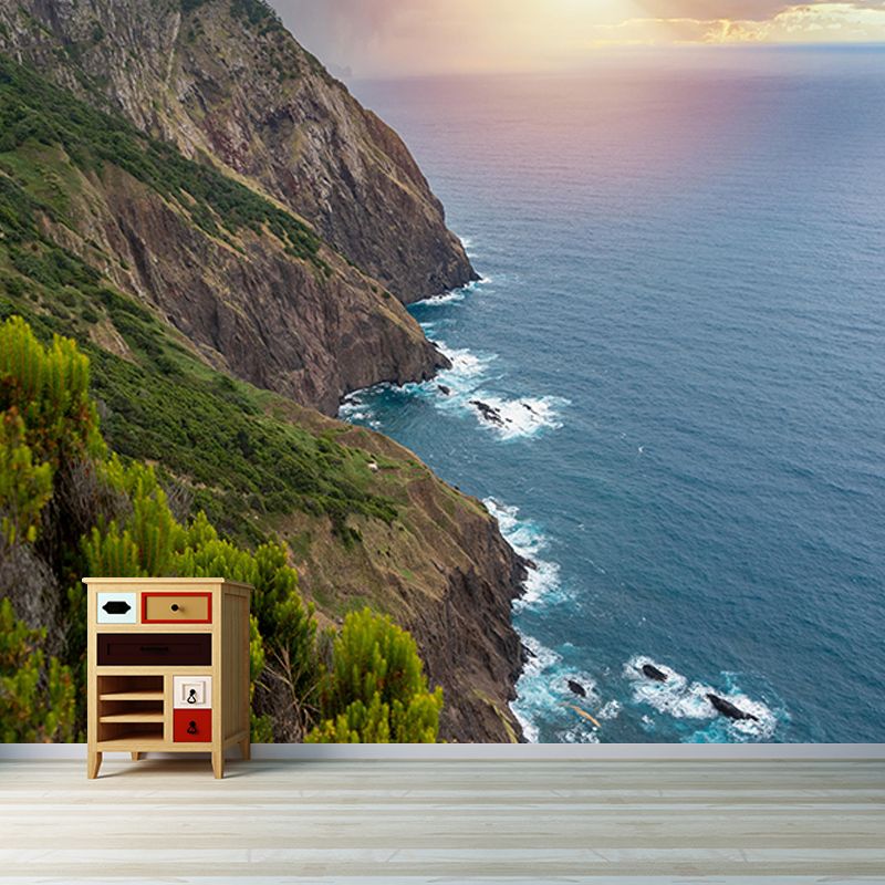 Fancy Photography Sea Wall Mural Wallpaper Dining Room Wall Art