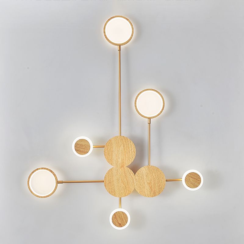 Multi -Leuchten rechteckige Wandlampen moderne Metallwandlampen im modernen Stil