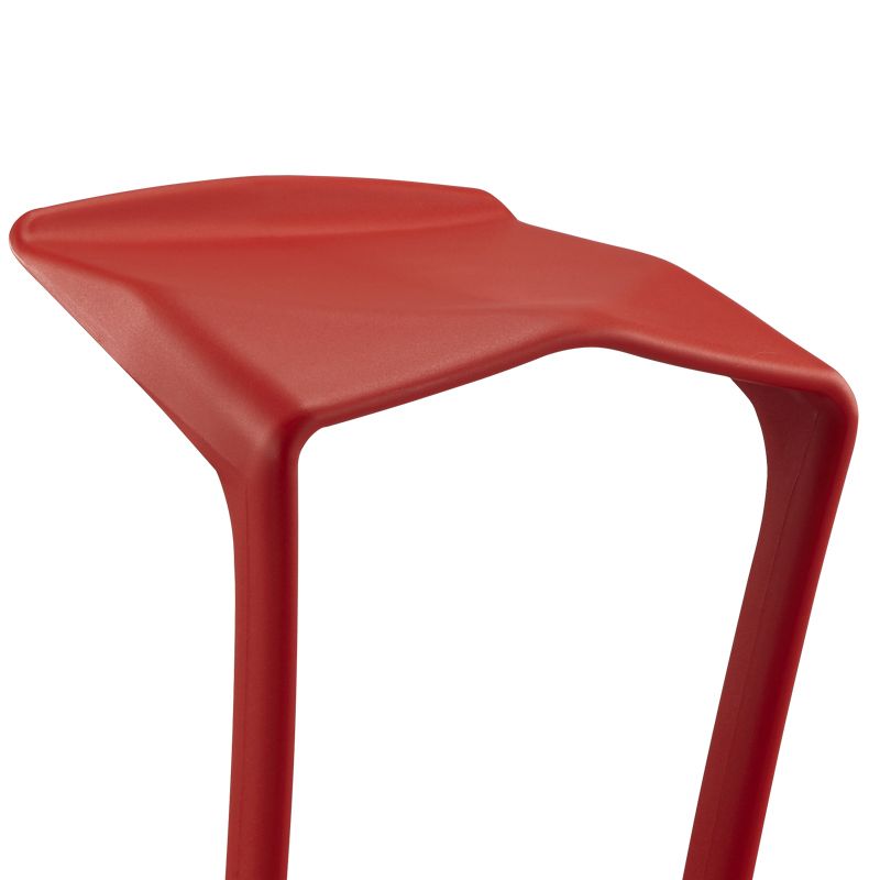 Scandinavia Style Bar-stool PP Legs Saddle Seat Stool for Kitchen Bar