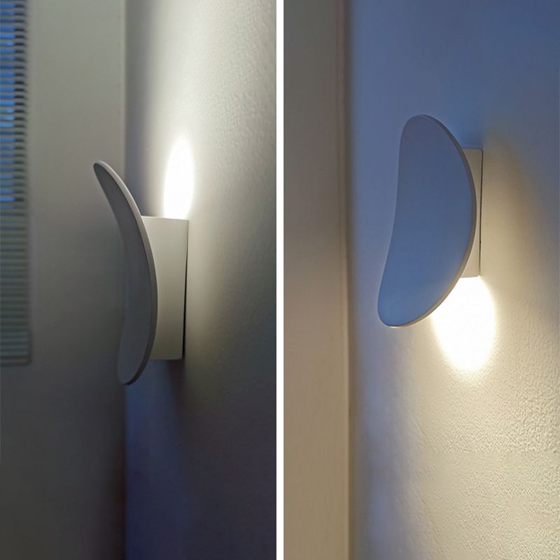 Lámpara de pared circular de aluminio de pared de pared LED minimalista moderna para espacios interiores