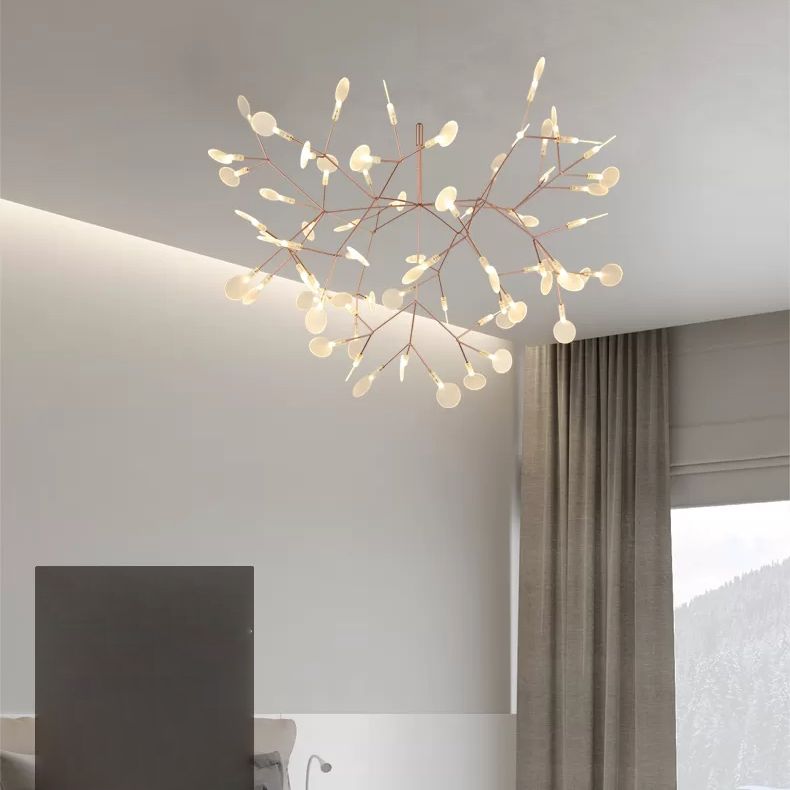 Moderni apparecchi per illuminazione a lampadario spray kit a sospensione acrilica