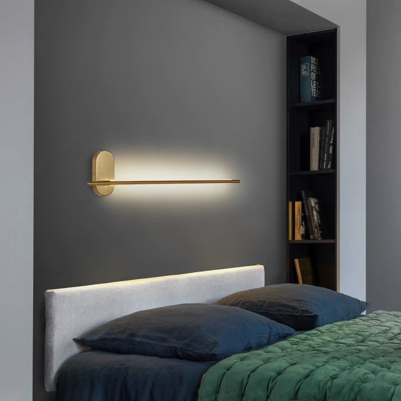 Lineaire strip wandverlichting moderne metalen wandbevestiging lamp voor slaapkamer woonkamer