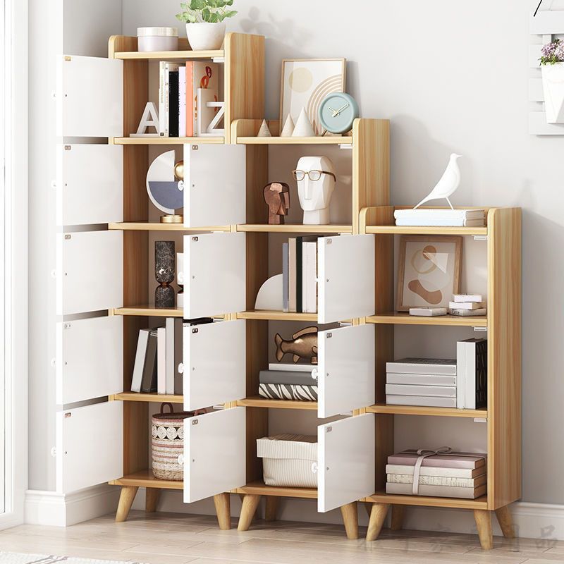 9.84" Wide Accent Cabinet Rectangle Contemporary Wooden Storage Cabinet
