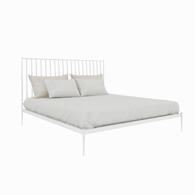 Metal Headboard Standard Bed Open-Frame Bed with Custom Legs