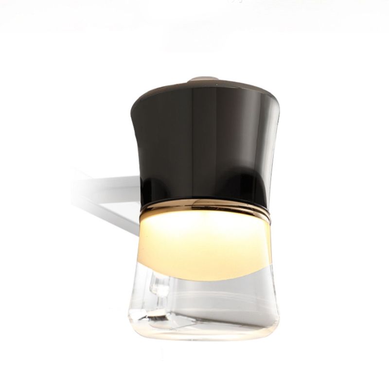 Modern Hanging Light Metal Island Light Fixture in Black for Dining Room