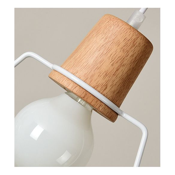 Lampada a sospensione con soffitto ad anello in metallo geometrico moderno 1 lampada da interno appesa alla luce senza botanica