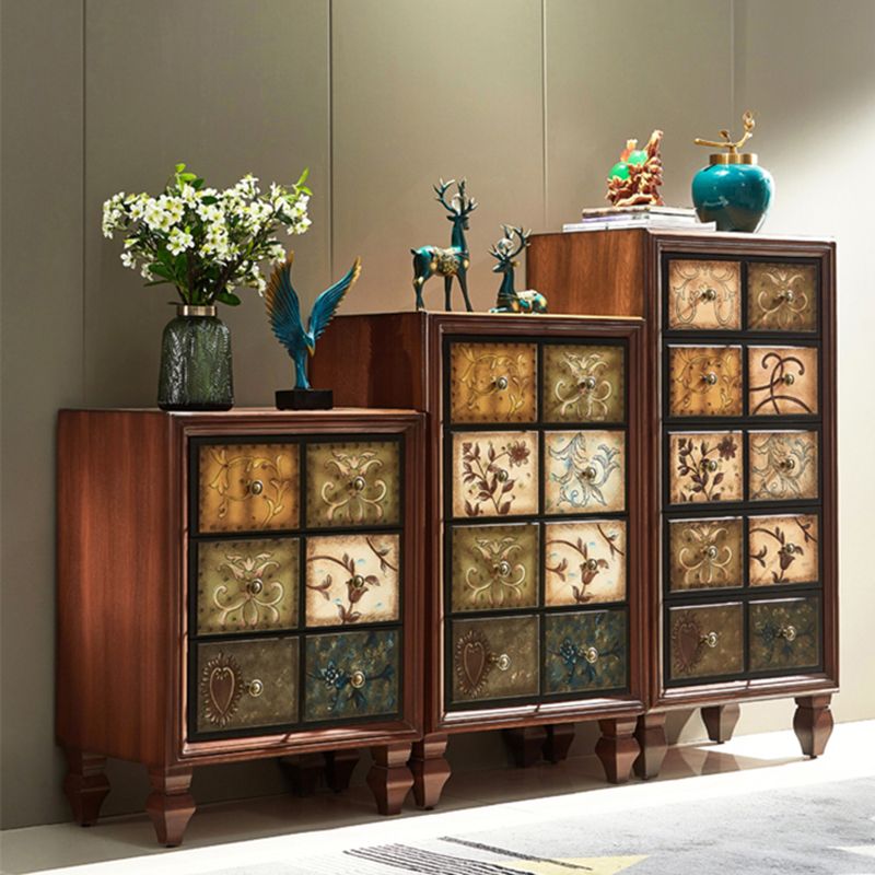 Contemporary 23.62'" Wooden Chest, Rectangle Accent Chest with Drawers