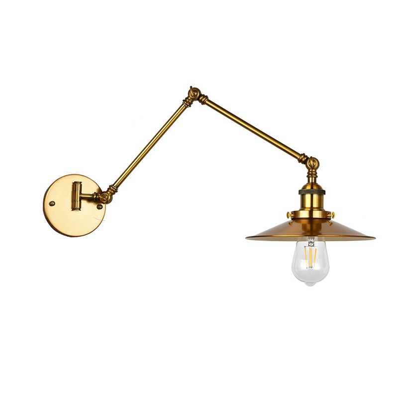 Gold Finish Verstellbares Armwand Licht einfach