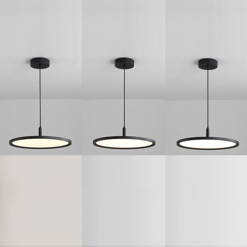 Dining Room One Head Pendant Light Metal LED Simple Ceiling Pendant Lamp