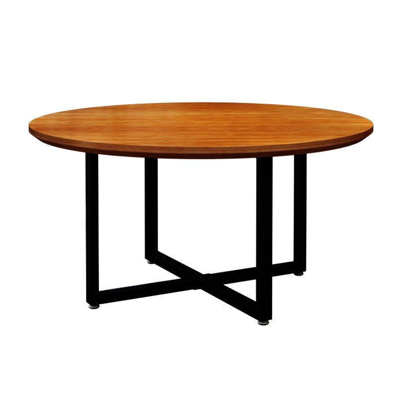 Simple Style Dining Table Solid Wood Round Dinette Table for Home Kitchen