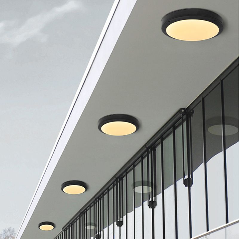 Moderne eenvoudige LED-plafondlamparmatuur Waterdichte inbouwplafondlamp