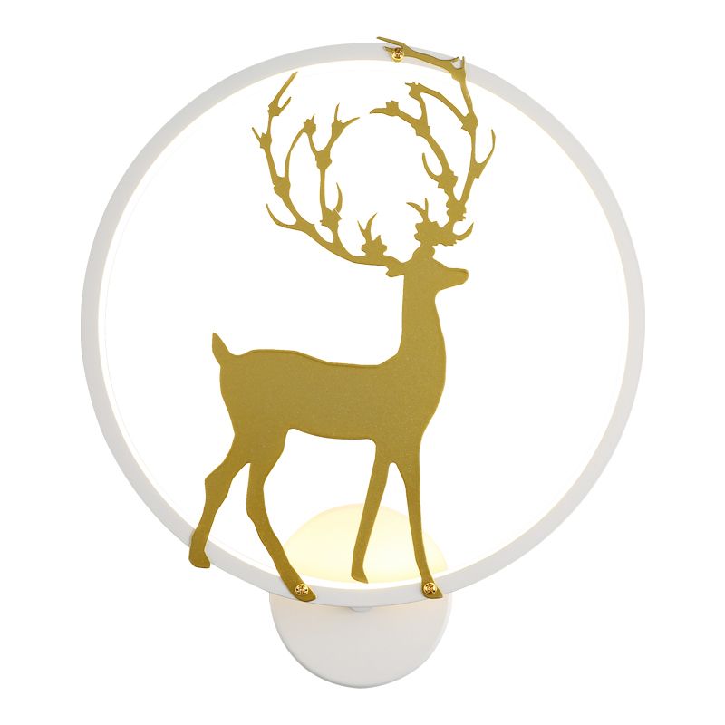 Kids Style Unique Shape Wall Light Metal 1 Light Wall Mounted Light Fixture