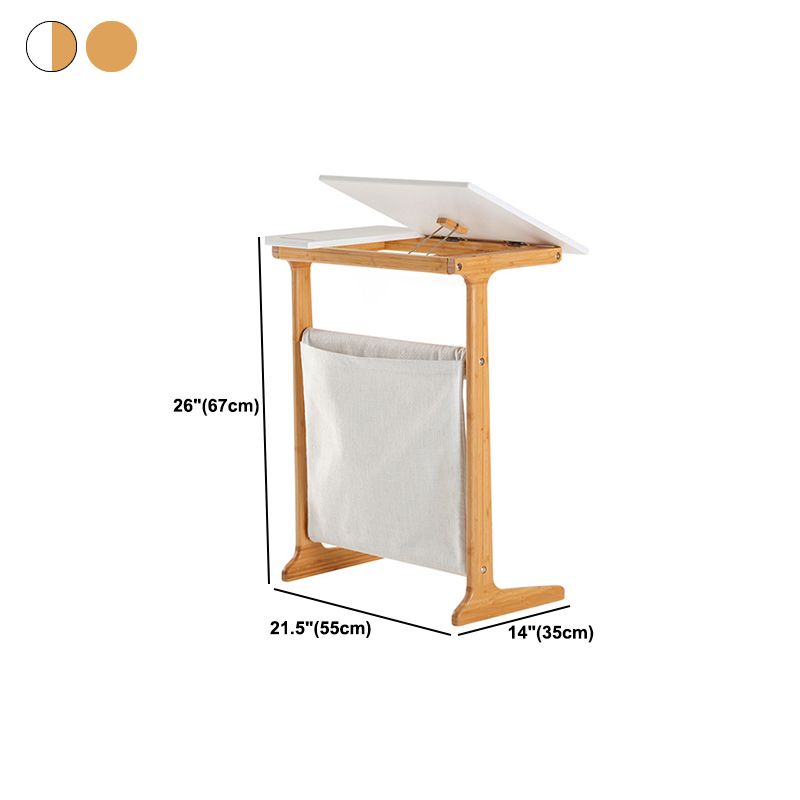 Modernistic Corner Table Rectangular Side Table for Living Room
