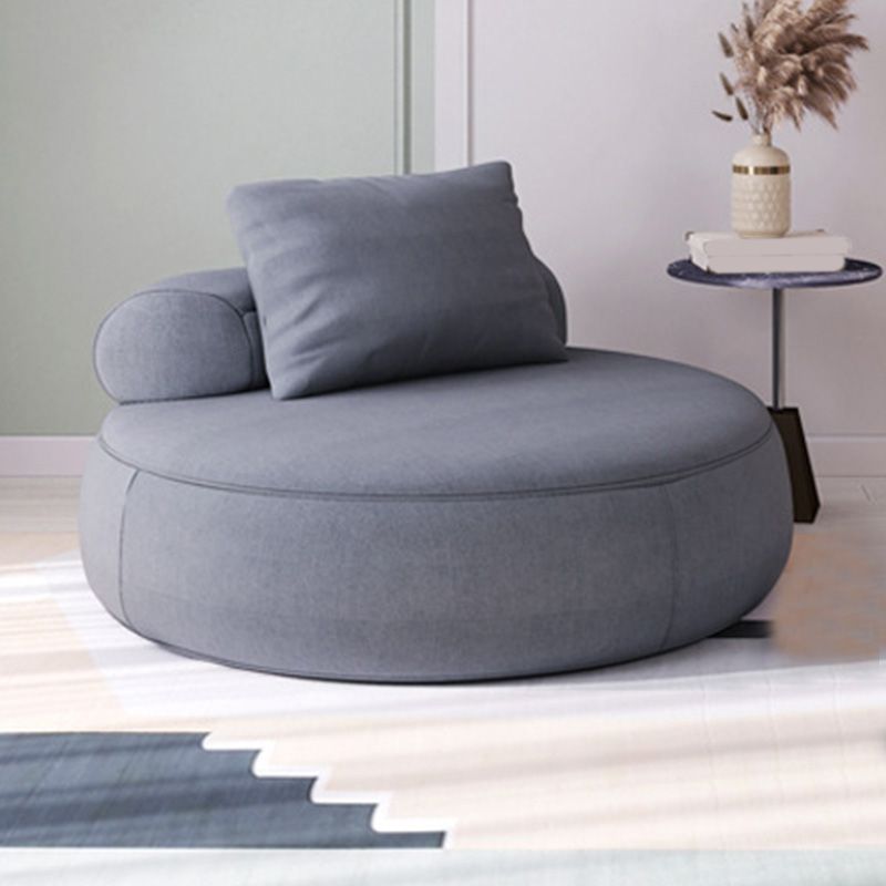 Faux Leather Parsons Chair Armless Accent Chair with Solid Wood Frame