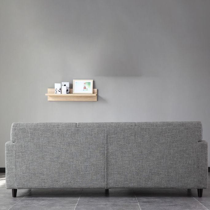 Living Room Contemporary Cushions Standard Square Arm Stationary Sofa