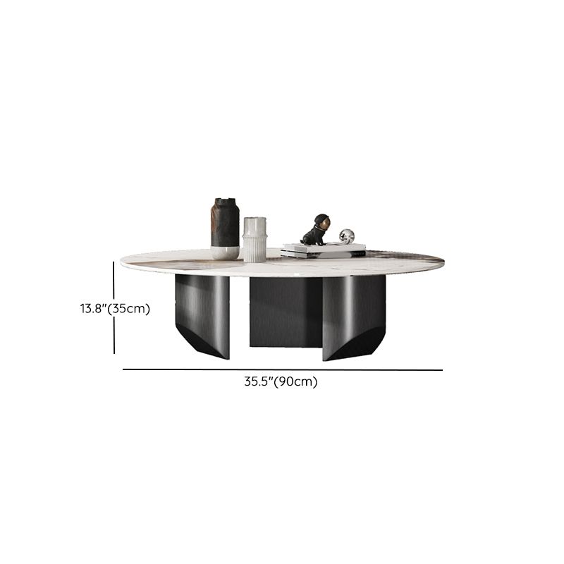 Slate Round Modern Coffee Table No Distressing Coffee Table Set