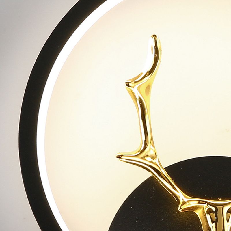 Luz de pared de la sala de estar Minimalismo moderno LED de montaje de pared de asta LED