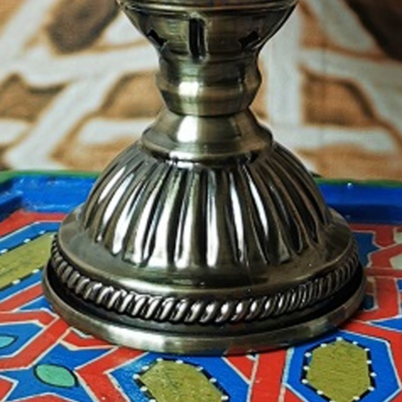 Vintage Moroccan Desk Lamp Turkish Style Glass Table Lamp Fixture for Bedroom