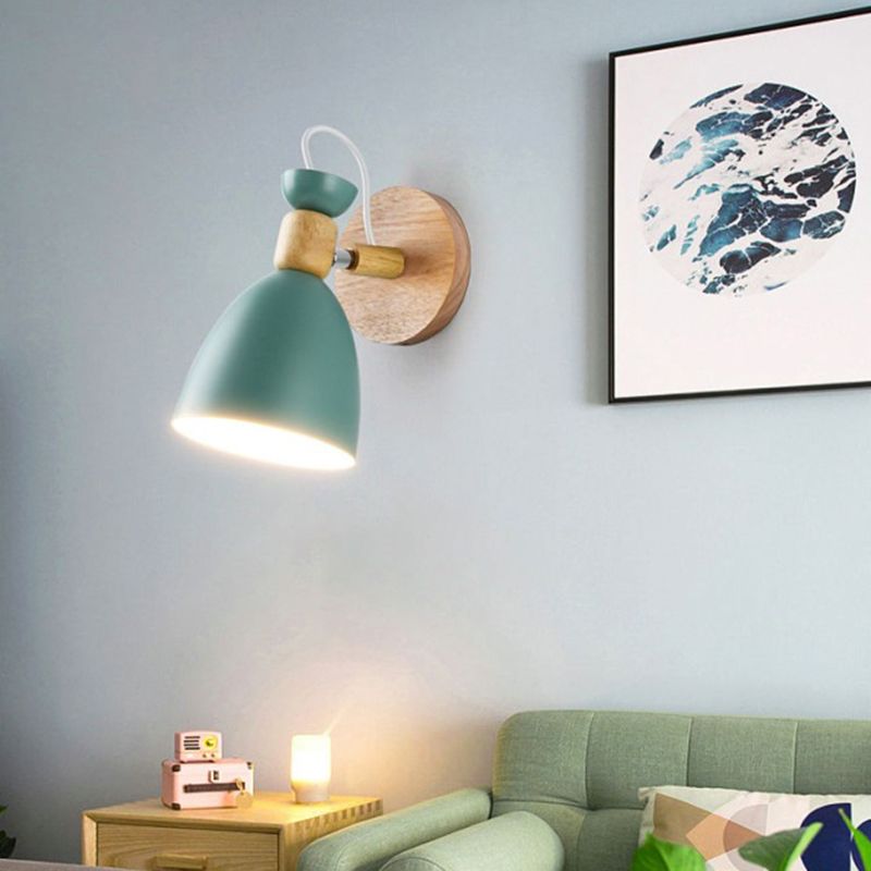 Geometric Shape Metal Sconce Light Modern Style Wall Sconce Light for Living Room
