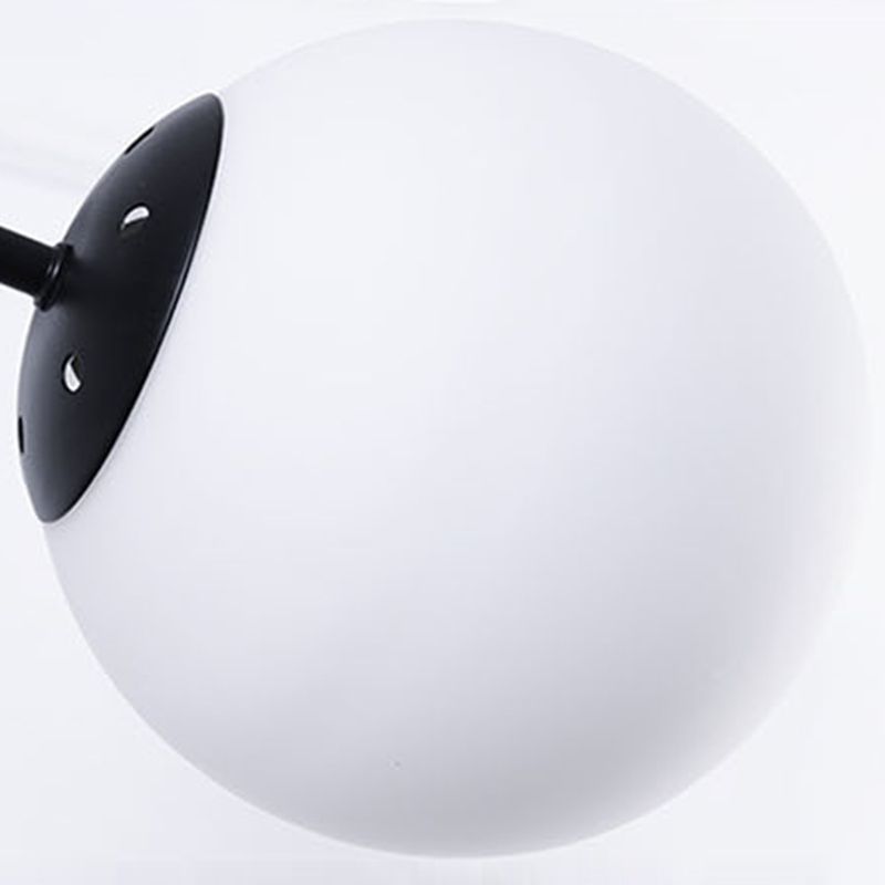 Globe Chandelier Light Fixture Modern Style Glass Pendant Lamp for Restaurant