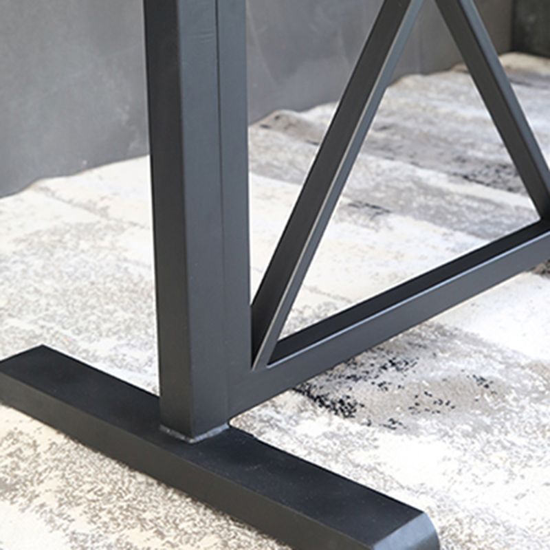 Industrial Solid Wood Pub Dining Set 1/2/5 Pcs Rectangular Pub Set for Home