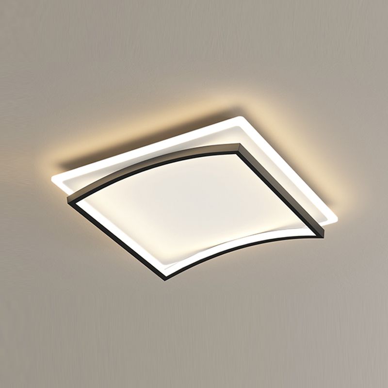Iluminación de montaje empotrado Simplicity con luces de techo LED empotradas con pantalla acrílica