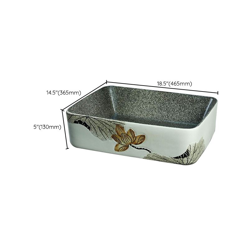 Porcelain Vessel Bathroom Sink Modern No Craftsmanship Vessel Bathroom Sink Only
