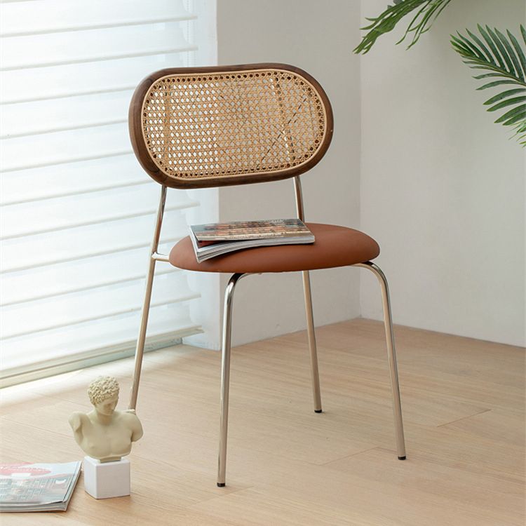 Contemporary Home Side Chair King Louis Back Metal Dining Room Chair