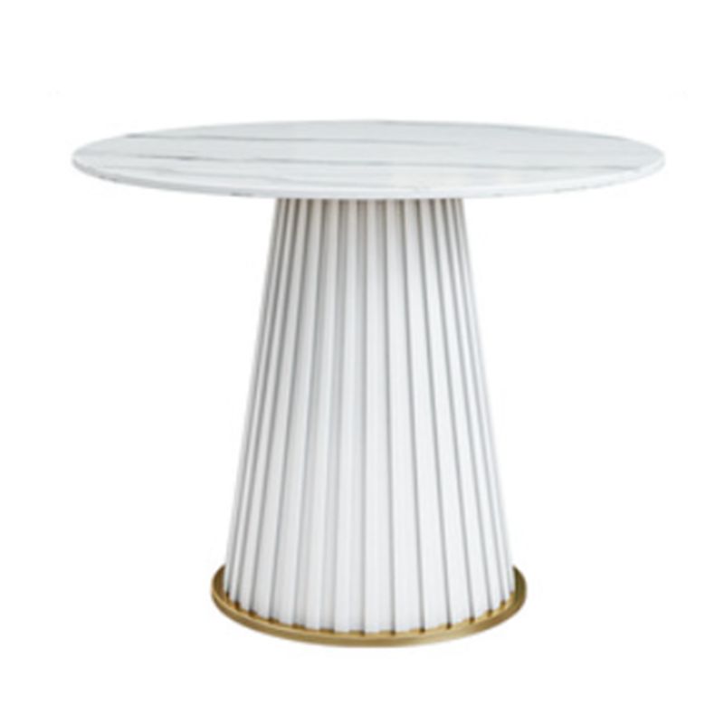 Modern 1/2/5/7 Pieces Dining Set Round Stone Dining Table for Kitchen